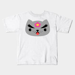 rebel kitten Kids T-Shirt